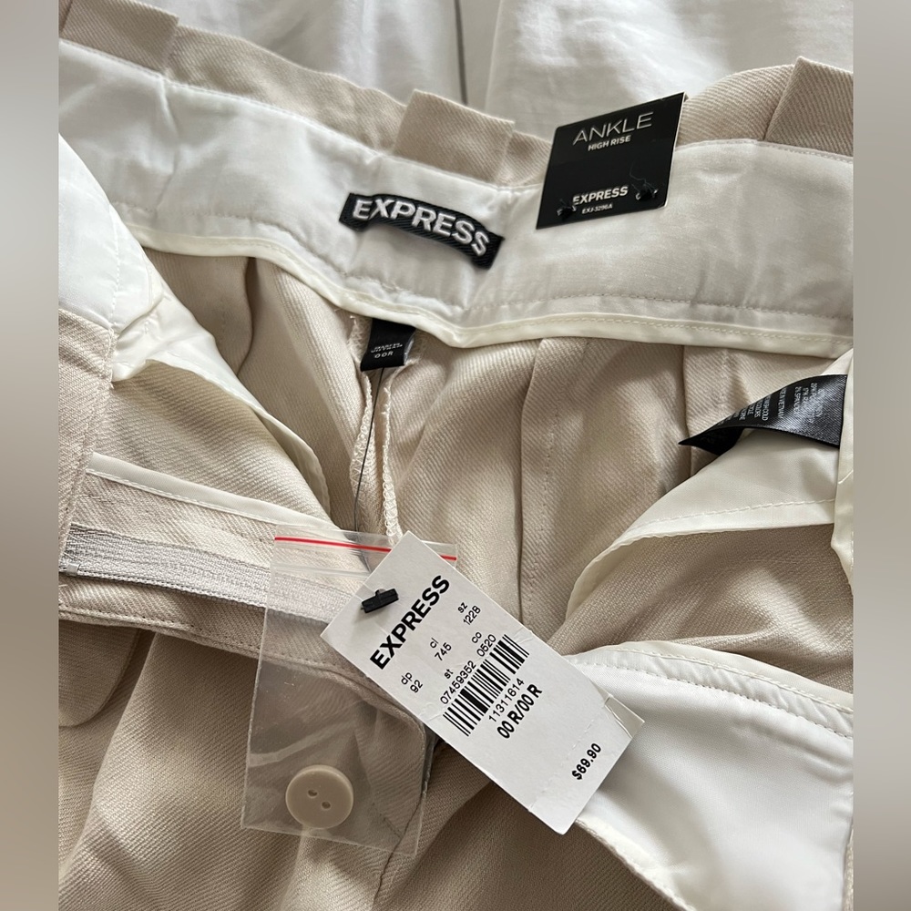 Express High Rise Ankle Pants - Picture 4 of 5